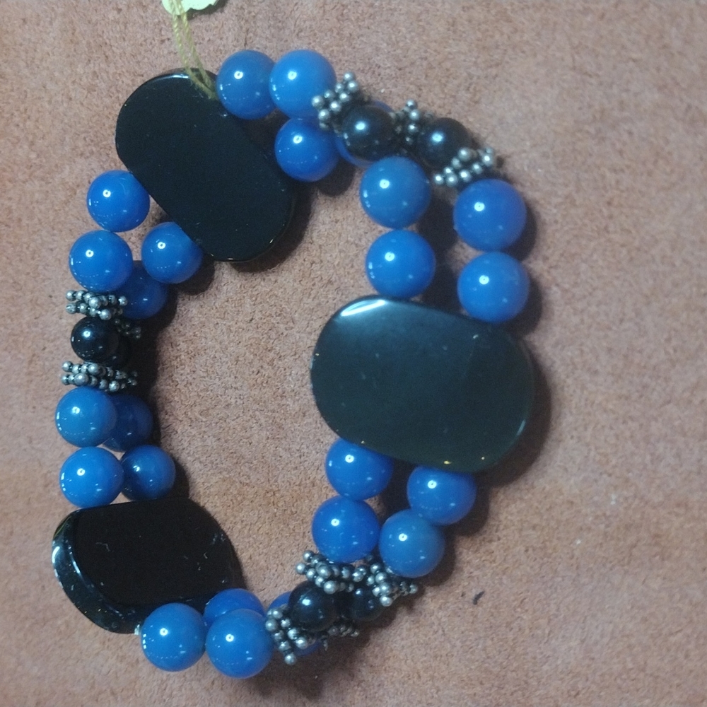 7" Black and Blue Onyx